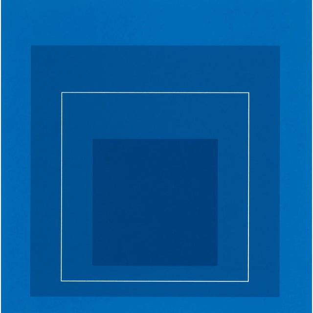 Abstract 1966 Lithograph "WLS-Xlll" by Josef Albers For Sale - Image 3 of 4