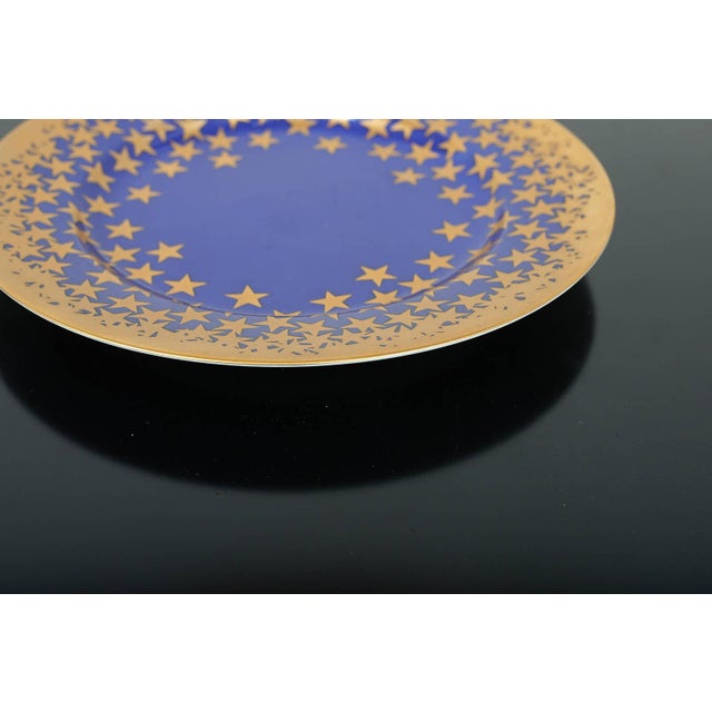 Ceramic Stars Charger Plate by Trix & Robert Haussmann for Swid Powell, 1986 For Sale - Image 7 of 14