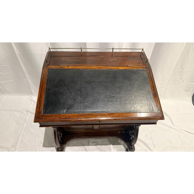 Late 19th Century 19th Century Victorian Mahogany Davenport Desk For Sale - Image 5 of 12