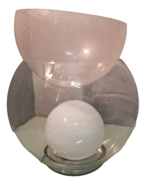 Table Lamp Flower Holder Model Giova Grande Parabola Rosa Pulegosa by Gae Aulenti for Fountain Art, 1990s