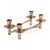 Contemporary Méduse Expandable 4-Piece Taper Candle Holder Set, Gold For Sale - Image 3 of 7