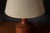 Sculptural Pair of Scandinavian Mid-Century Modern Teak Wood Table Lamps For Sale - Image 10 of 10