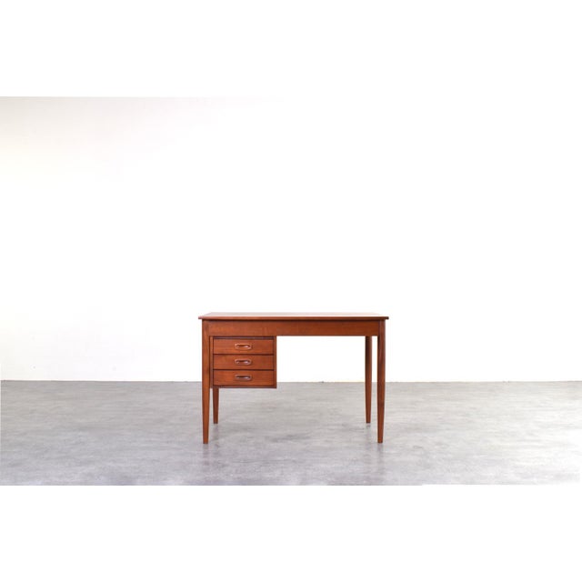 Mid-Century Modern Danish Teak Executive Desk, 1960s For Sale - Image 17 of 17