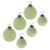 Kenneth Ludwig Chicago Ribbed Mercury Glass Ball Ornament (Set of 6) For Sale - Image 4 of 4