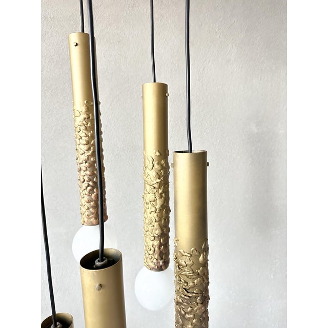 Vintage Cascade Light from Glashütte Limburg, 1970s For Sale - Image 4 of 15