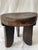 Early 20th century African Oromo sculptural hardwood tripod stool, carved from one piece of native wood. Beautiful worn...