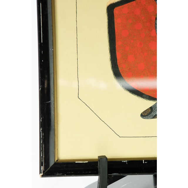 Early 20th Century "Untitled" Erté Fashion Gouache Illustration For Sale - Image 11 of 13