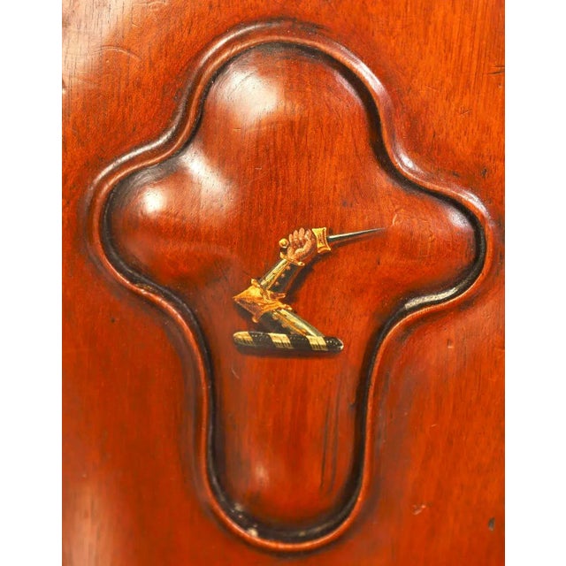Brown Pair of William IV Carved Mahogany Hall Chairs For Sale - Image 8 of 11