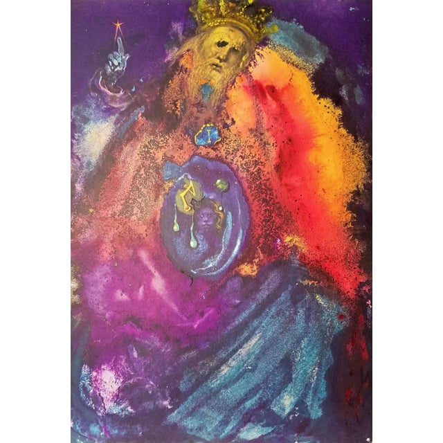 1968 Salvador Dalí Biblia Sacra Lithograph "Vanitas Vanitatum" (Vanity of Vanities) For Sale