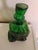 Italian 1960s Italian Emerald Green Glass Car Decanter For Sale - Image 3 of 8