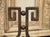 Pair of Decorative French 1940s Wrought Iron and Tole Fireplace Chenets For Sale In Dallas - Image 6 of 18