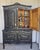 1920s Wardrobe Cabinet, Armoire, Black Distressed Style, French , Farm House Style For Sale - Image 13 of 17