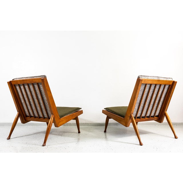 Mid-Century Modern Mid-Century Armchairs by Marian Grabinski for KFM, Poland, 1960s, Set of 2 For Sale - Image 3 of 18