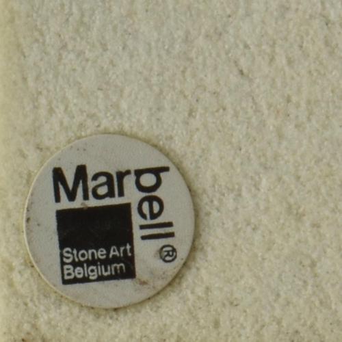 Metal Vintage Silhouette Faces Carved in Stone Wall Relief, 1980s For Sale - Image 7 of 9