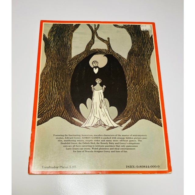 Celebrated artist Edward Gorey inspired Larry Evans to create a selection of games for adults and children Bin#110