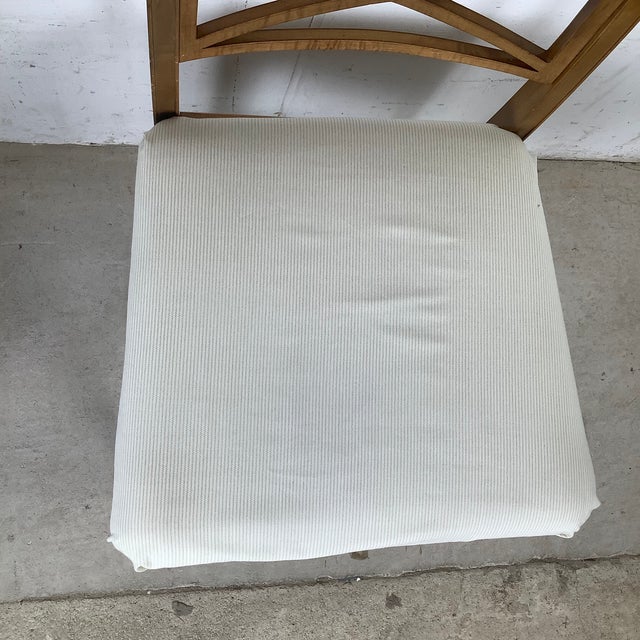 Neoclassical Vintage Neoclassical Revival Style X-Back Side Chair For Sale - Image 3 of 12