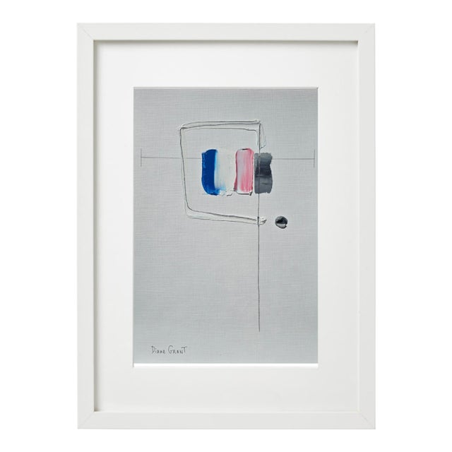 Neutral Colors Palette Organic Modern Botanical Flower Original Oil Painting / Contemporary Herbarium / Earth Tones For Sale