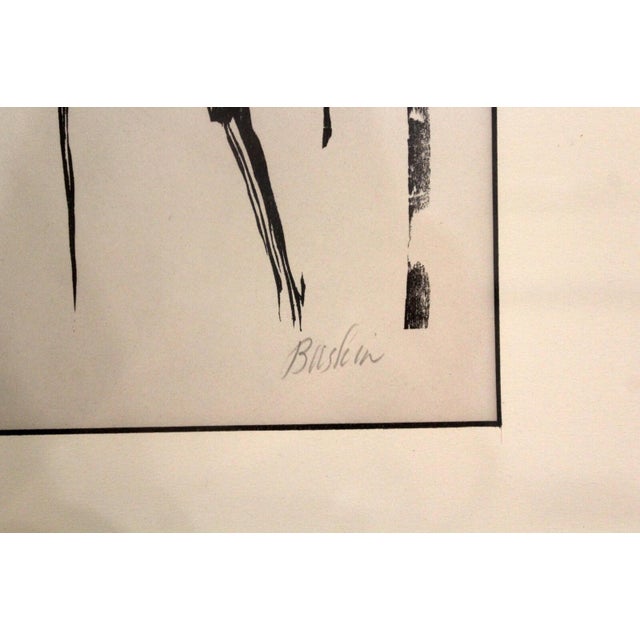 1970s Leonard Baskin De Gheyn Modern Woodcut Signed 4/50 Framed 1970 For Sale - Image 5 of 8