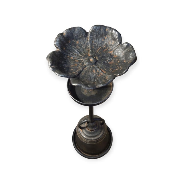 For your consideration. . . A rare vintage pair of Argentinian hand-forged tall wrought iron candle holders. The candle...