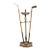 Wellington Stone Parlor Putter Golf Smoking Stand For Sale