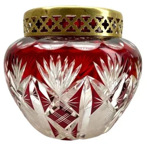 Large Pique Fleurs Vase from Val Saint Lambert, 1935 For Sale - Image 11 of 11