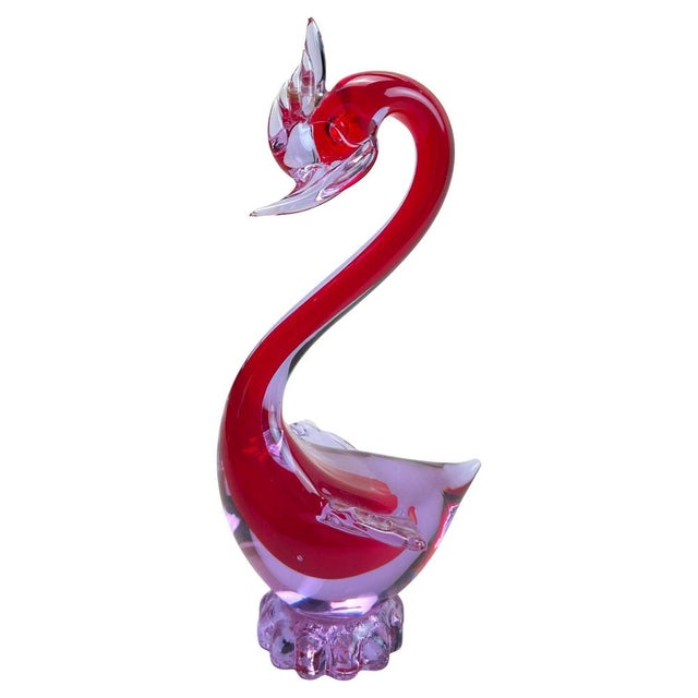 Murano Sommerso Duck in Alexandrite Glass from Fratelli Toso, 1960s For Sale - Image 10 of 10