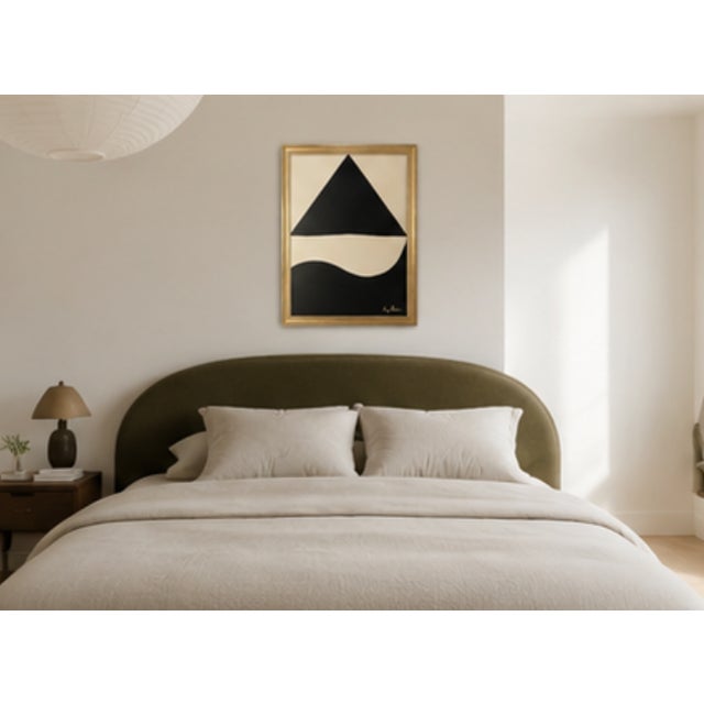 Title: Horizon Tide Modern Painting , Framed by Bryan Boomershine For Sale In Palm Springs - Image 6 of 7