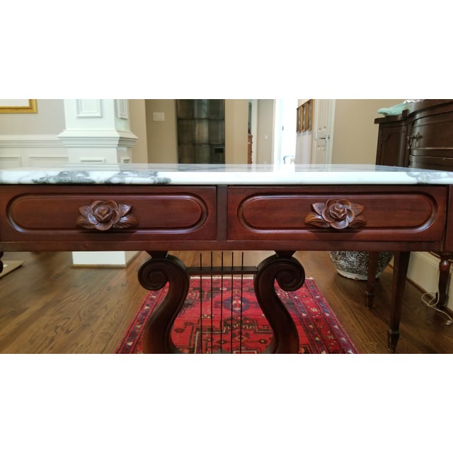 Mid 20th Century Attributed Pelham, Shell Leckie Italian Marble Top