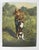 Early 20th century colortone advertising photograph of a bird hunter and his dog. Unsigned. Unframed, edge and corner wear.