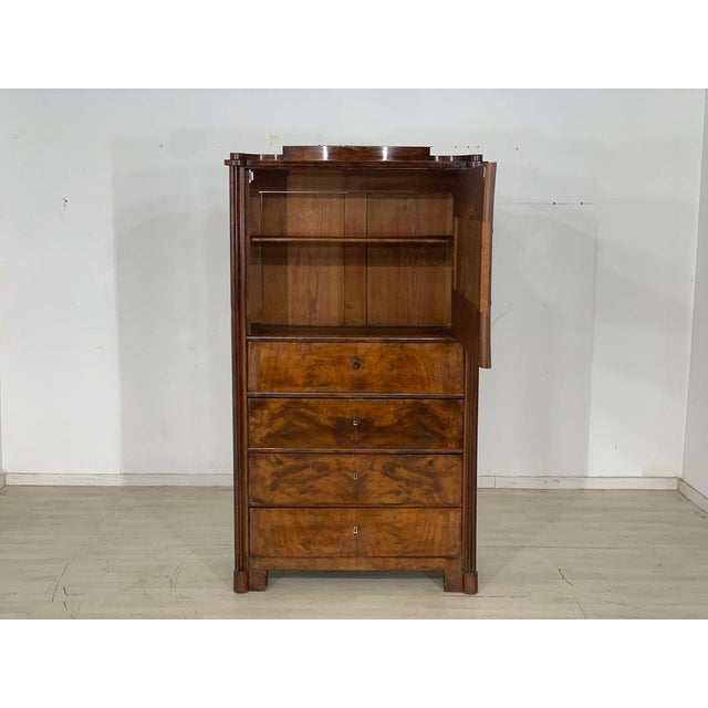 Biedermeier German Cabinet, 1880s For Sale - Image 6 of 10