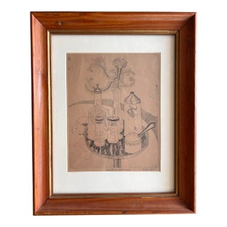 Fred Becker Wpa Art Project Original Signed Etching For Sale