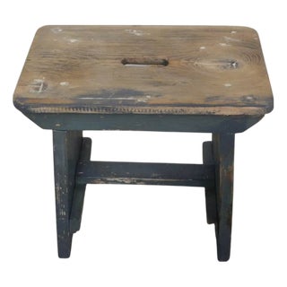 Stool in Fir, 1960 For Sale