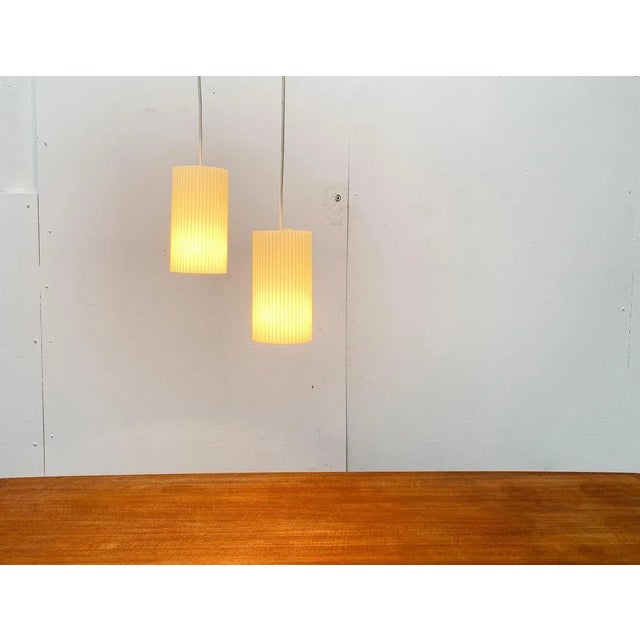 1960s Mid-Century Modern German Plastic Pendant Lamp from Erco For Sale - Image 5 of 18