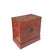 This refined 19th century cabinet is made of solid elm wood with a warm, reddish-brown lacquer finish that emphasizes the...