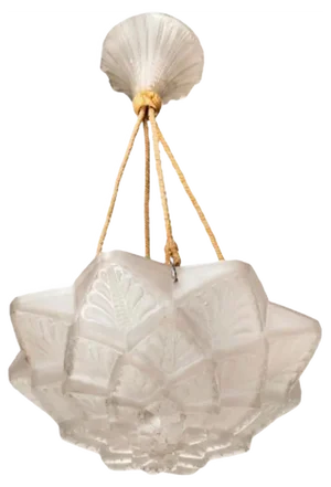 Stockholm Ceiling Lamp by René Lalique