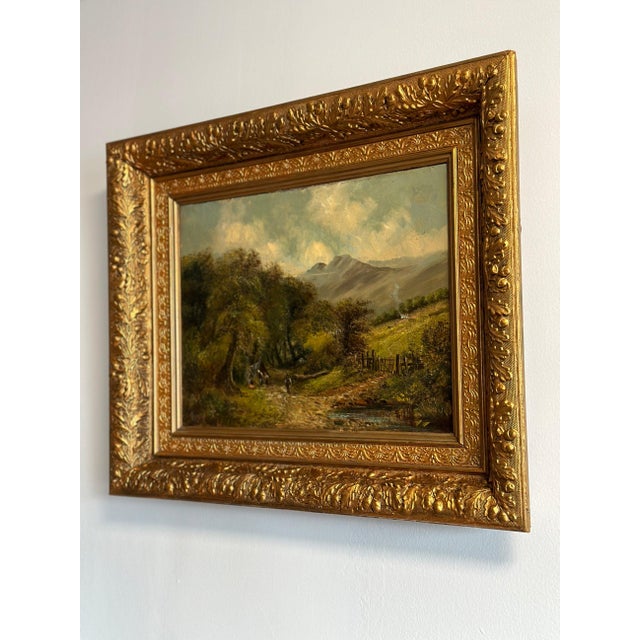 19th Century Antique Original Lake District Oil Painting, by George Augustus Williams (1814-1901) For Sale - Image 5 of 12