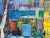 Mid-Century Modern Cityscape Oil Painting, Mid-Century Modern, Signed, Nerfin, 1950s For Sale - Image 3 of 8