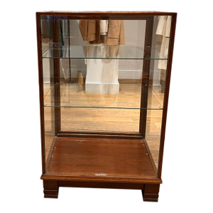 Vintage Wood & Glass Display Case