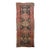 Wide Antique Runner SUNSET COLORS with Family of Sheep & Birds Woven Rug 4.4 x 12.4 For Sale