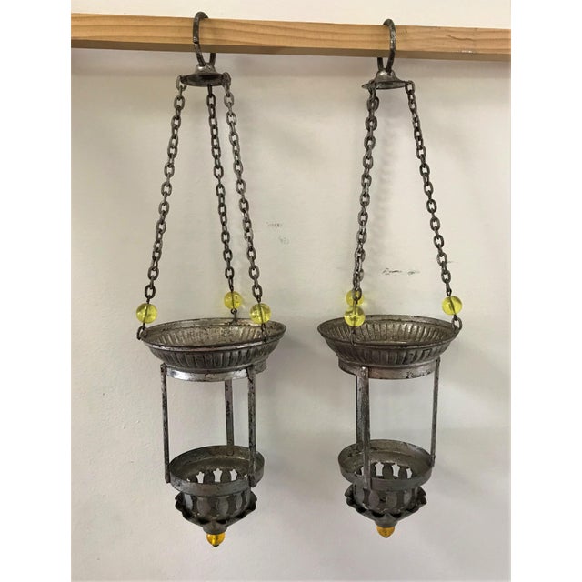 Moroccan Tea Light Lanterns a Pair Chairish