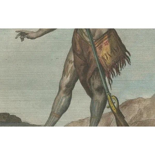 Late 18th Century Teodoro Viero, Iroquois Warrior Native of Northern Canada, 1783, Engraving For Sale - Image 5 of 7