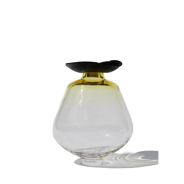 Fukui Stacking Lemon Vessel by Pia Wüstenberg Unique Piece. Handmade In Europe. Dimensions: Ø 22 x H 26 cm. Materials:...