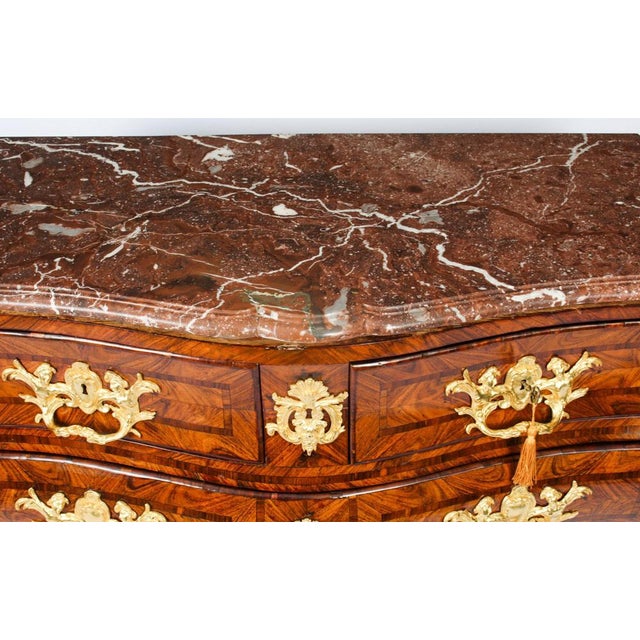French Regency Ormolu Mounted Chest of Drawers, 18th Century For Sale - Image 3 of 18