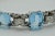 Metal 1920s The Bianca: Phenomenal Antique Santa Maria Aquamarine Bracelet in Platinum For Sale - Image 7 of 10
