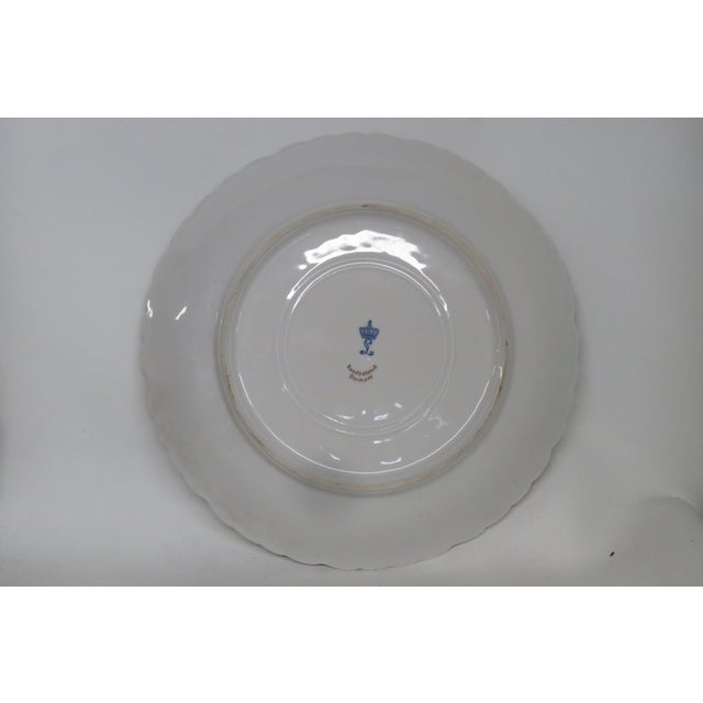 White Oscar Schlegelmilch Cameo Germany Hand Painted Porcelain Decorative Plate 4665b For Sale - Image 8 of 14