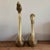 Hollywood Regency Vintage Pair of Large Brass Swans Birds Mid Century Hollywood Regency Decor For Sale - Image 3 of 7