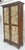 Very Fine 1900s Antique Russian Brass Inlay Two Glass Doors Storage Cabinet For Sale - Image 11 of 13