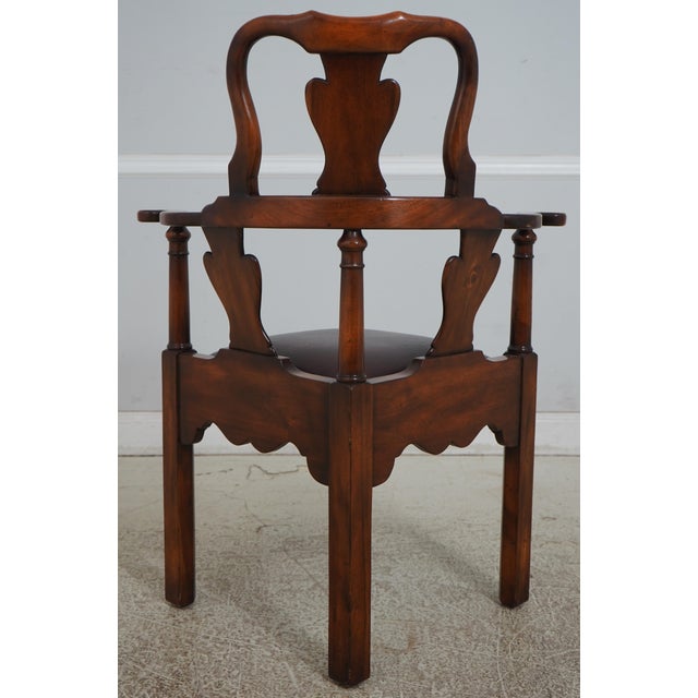 Theodore Alexander Theodore Alexander Chippendale Style Mahogany Corner Chair For Sale - Image 4 of 12