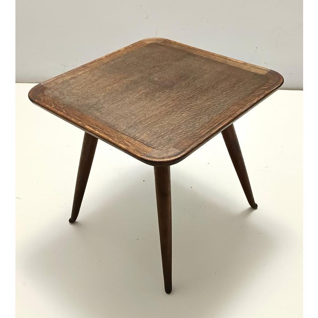 Vintage Italian Oak Coffee Table by Paolo Buffa, 1940s For Sale - Image 13 of 13