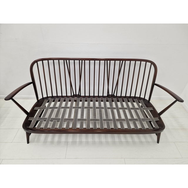 Windsor Sofa and Lounge Chairs by Lucian Ercolani for Ercol, 1950s, Set of 3 For Sale - Image 16 of 18